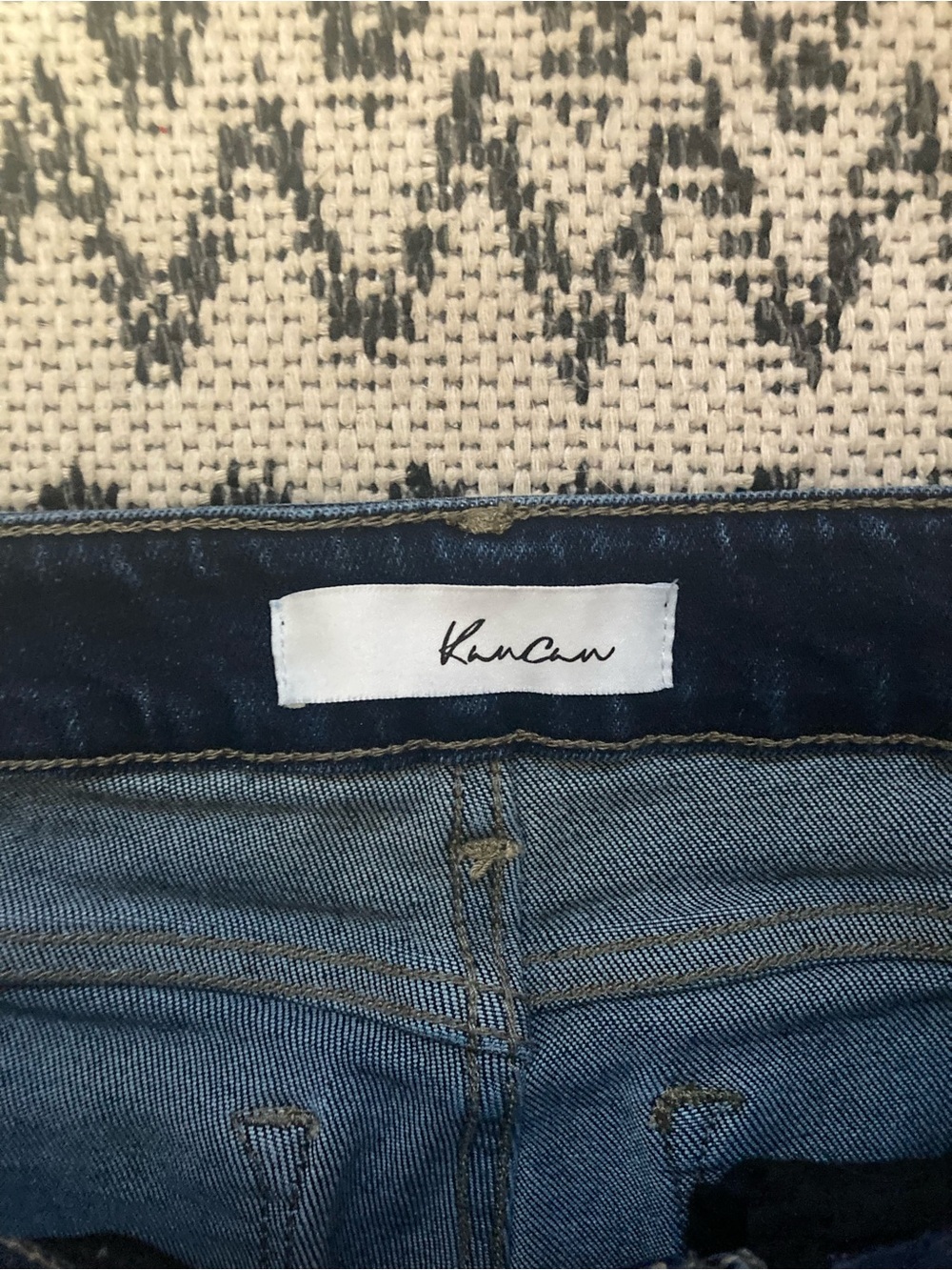 Women’s Dark Blue Flared Jeans - Picture 9 of 11